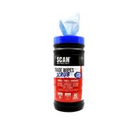 Scan Tww80 Scrub Cleaning Wipes Tub 80 Scacws80 Heavy Duty Antibacterial