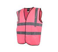 Scan Hi Vis Waistcoat Pink M
