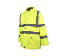 Scan Uc803 Hi-Vis Motorway Jacket Coat Yellow - L (44In) Scahvmjl