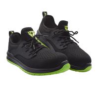 Scan Viper S1P Rated Safety Trainer, Steel Toe Cap, Slip Resistant Soles, Breathable & Lightweight Protective Shoe - Size UK 6 EUR: 39