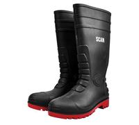 Scan Safety Wellington Boots Dark Green Size 6