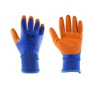 Scan Thermal Waterproof Latex Gloves Blue / Orange XL Pack of 1