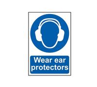 Scan Wear Ear Protectors - Pvc Sign 200 X 300mm Multi Colour (200 X 300mm)