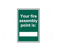 Scan Your Fire Embly Point Is - Pvc Sign 200 X 300mm Multi Colour (200 X 300mm)