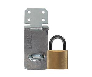 Scan Ys-0003-64 Hasp And Staple 64mm + 40mm Padlock Scaphsgp64