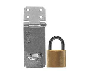 Scan YS-0003-89 Hasp And Staple 89Mm + 40Mm Padlock