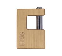 Scan Brass Shutter Padlock 60mm SCAPLB60SHUT