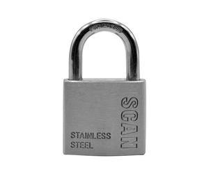 Scan ZB111-38 Stainless Steel Padlock 38Mm