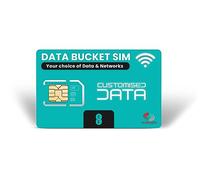 Scancom Build your own Data Sim Card - Choose your Data Bucket combination between EE, Three, O2, and Vodafone (EE, 10GB)