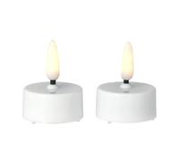 Scandi Essentials Bright LED tealight Ø3.8 cm 2-pack White