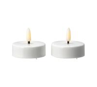 Scandi Essentials Bright LED tealight Ø5.8 cm 2-pack White