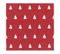 Scandi Essentials Linen trees serviette 33x33 cm 20-pack Red