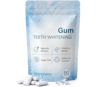 Scandi Gum, Sugar-free Chewing Gum, Support Enamel, Keeps Your Breath Freash All Day, Improve the Surface of Teeth, Preventing Oral Problems, 60 Pieces (1Pcs)