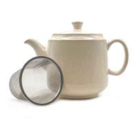 Scandi Home 1 Litre Frederiksberg Ceramic Teapot with Removable Stainless Steel Infuser (Frederiksberg Cream)