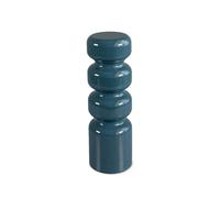 Scandi Home Medium Petrol Blue Wooden Pepper Mill - 17cm Salt & Pepper Grinder with Ceramic Mechanism, Modern Kitchen & Dining Table Accessory