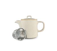 Scandi Home Oslo Cream Reactive Glaze Ceramic 1L Infuser Teapot Scandi Home Cream
