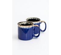 Scandi Home Set of 2 560ml Royal Blue Ceramic Titan Mugs Scandi Home Royal