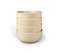 Scandi Home Set Of Four Stockholm 17Cm Oatmeal Reactive Glaze Ceramic Cereal Bowls