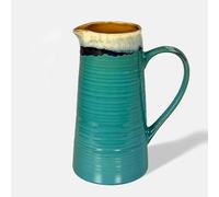 Scandi Home Terra Fusion 1.8L Teal Reactive Glaze Ceramic Jug (Teal)