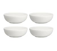 Scandi Living Dots breakfast bowl 60 cl 4-pack Creamy white