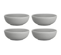 Scandi Living Dots breakfast bowl 60 cl 4-pack Grey