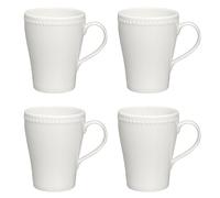 Scandi Living Dots mug 35 cl 4-pack Creamy white