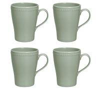 Scandi Living Dots mug 35 cl 4-pack Green