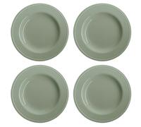 Scandi Living Dots plate 28 cm 4-pack Green