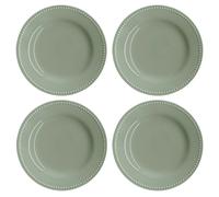 Scandi Living Dots small plate 22 cm 4-pack Green