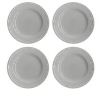 Scandi Living Dots small plate 22 cm 4-pack Grey