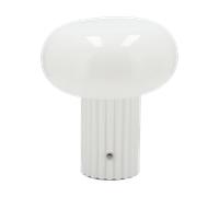 Scandi Living Haven portable table lamp 22 cm White