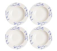 Scandi Living Havspil deep plate 23 cm 4-pack blue-white
