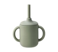 Scandi Living Idun mug with silicone straw 120 ml Green