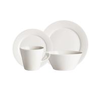 Scandi Living Kalk dinnerware set 16 pieces - White