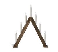Scandi Living Nord advent candlestick 40 cm Dark stained