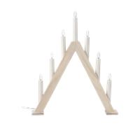 Scandi Living Nord advent candlestick 40 cm White stained