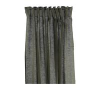 Scandi Living Serenity curtain with multiband 129x250 cm Forest green