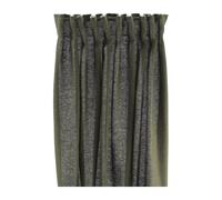 Scandi Living Tranquility curtain with multiband 139x250 cm Forest green