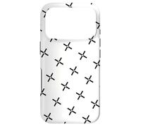 Scandi Plus Sing Crosses Squares Geometric 60s Pattern Case for iPhone 17 Pro