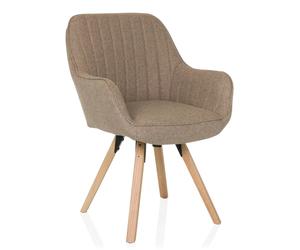 SCANDI SOFT - Upholstered chair Beige