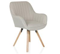 SCANDI SOFT - Upholstered chair Cream