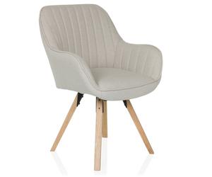 SCANDI SOFT - Upholstered chair Cream
