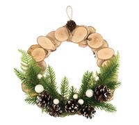 Trimits Make Your Own Wreath Kit, Scandi Wood Slice, 25cm BW25/SCAN