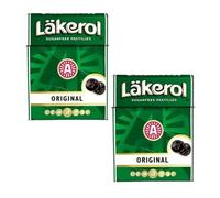 Scandikitchen Lakerol Sugarfree Pastilles Original Liquorice Menthol 2 x 25g