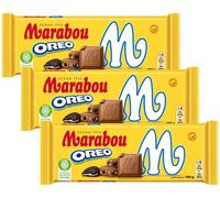 Scandikitchen Swedish Milk Chocolate with Crunchy Oreo Cookie Pieces All New Marabou Oreo 3 x 160g