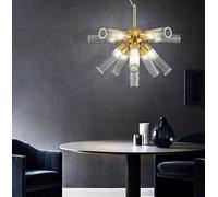 Scandinavia Acrylic Pendant Lamp Ceiling Chandelier Hanging Light for Kitchen Island Dining Living Room(Neutral Light)