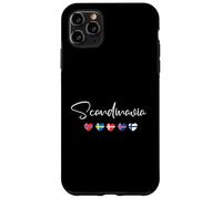 Scandinavia Heart Flag - Norway Sweden Denmark Souvenir Case for iPhone 11 Pro Max