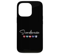 Scandinavia Heart Flag - Norway Sweden Denmark Souvenir Case for iPhone 13 Pro