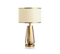 Scandinavia Light Luxury Fabric Desk Light Warm Simple Bedside Table Desk Lamp For Bedroom Living Room Counter Couch Table Lamp Cafe Western Restaurant Model Room Showroom Decoration Lighting Fixture