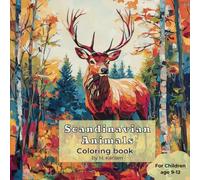 Scandinavian Animals Coloring Book: A Coloring Book with animals from the scandinavian countries Denmark, Sweden and Norway.